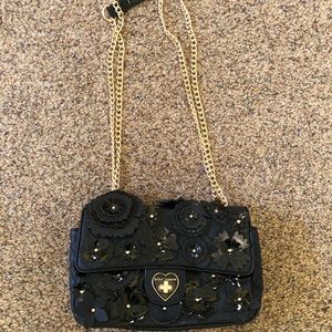 Betsy Johnson black purse
